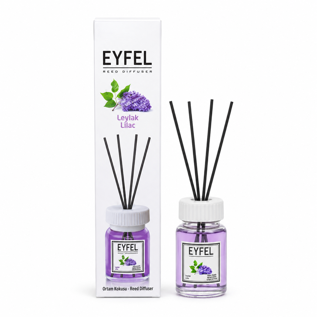 Odorizant de Cameră Eyfel Liliac cu Bețișoare, 120 ml