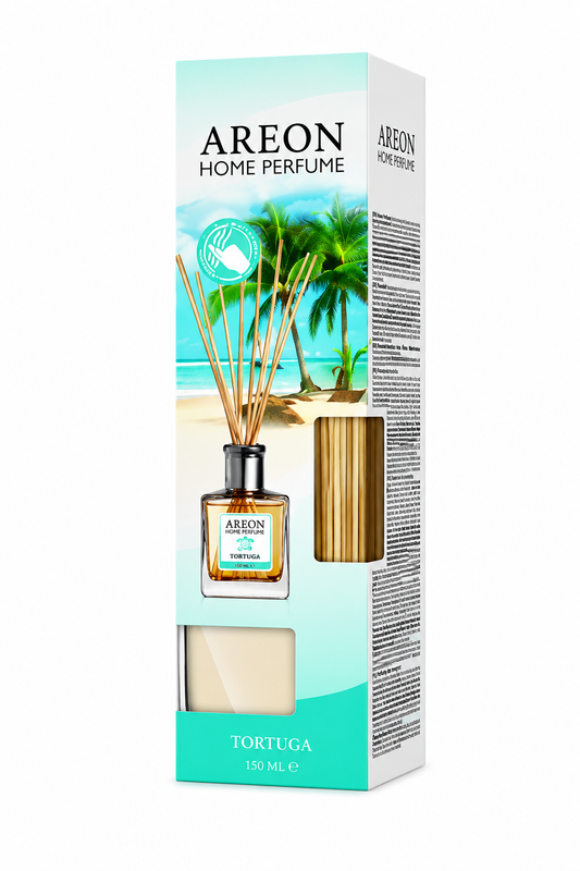 Odorizant de Cameră Areon Tortuga cu Bețișoare, 150 ml