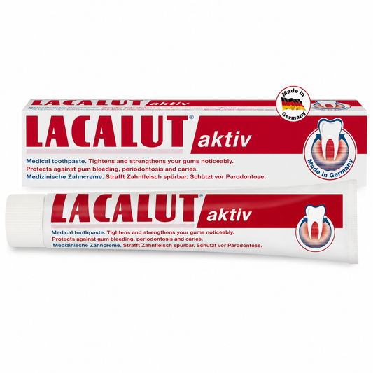Pastă de Dinți LACALUT Aktiv pentru Îngrijirea Gingiilor și Protecție Anticarii, 75 ml