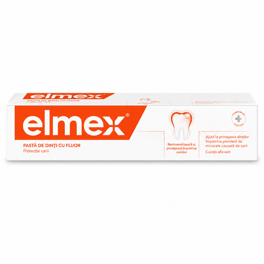 Pastă de Dinți elmex Caries Protection cu Fluor, Protecție Anticarii, 75 ml