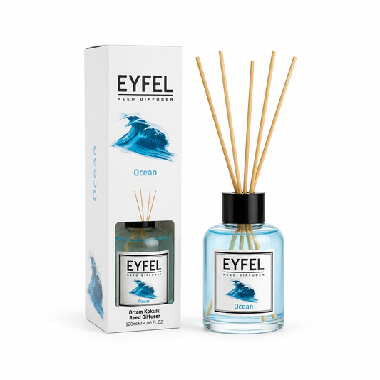 Odorizant de Cameră Eyfel Ocean cu Bețișoare, 120 ml